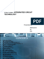 Photonic Integrated Circuit Technology: Presented By, Abhinand K S6 ECE