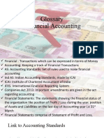 Glossary Financial Accounting