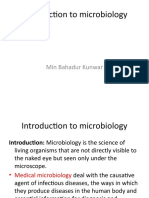 Introduction To Microbiology: Min Bahadur Kunwar
