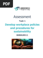 Assessment Task 1 - BSBSUS511 V1.1