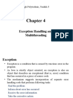 Exception Handling and Multithreading: K. K. Wagh Polytechnic, Nashik-3