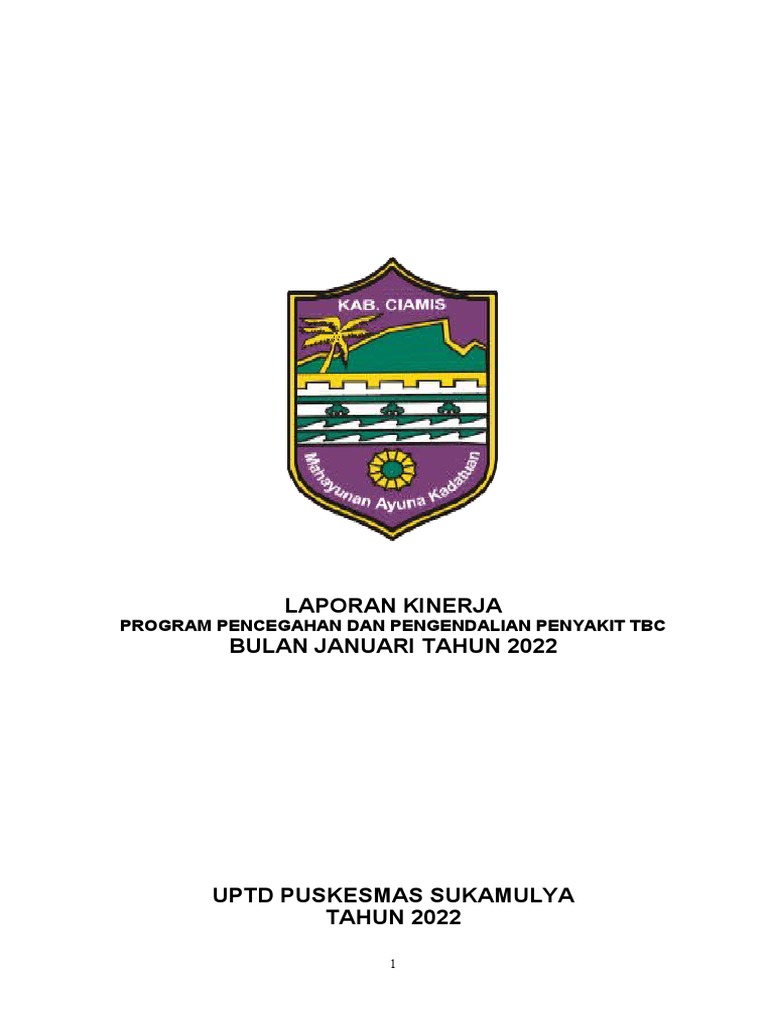 Kinerja Program P2 TBC UPTD Sukamulya | PDF | Ilmu Sosial ...