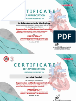 Sertifikat Webinar Hypertension and Cardiovascular Protection