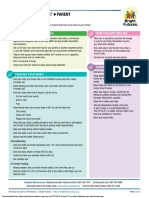 1 Month Visit: Handout Parent