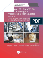 (Innovations Handbook of Research On Food Processin