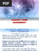 Subject Verb Agreement2