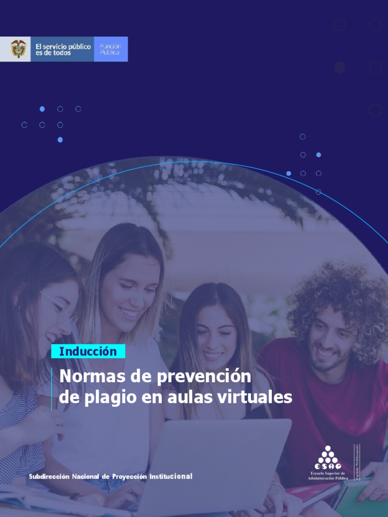 Prevención de Plagio en Aulas Virtuales | PDF | Plagio | Deshonestidad ...