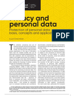 Privacy and Personal Data