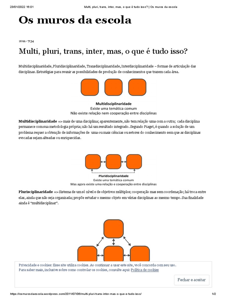 INTER-RELAÇÃO, A PEDAGOGIA DA CIÊNCIA