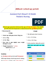 Middle Childhood (School Age Period)