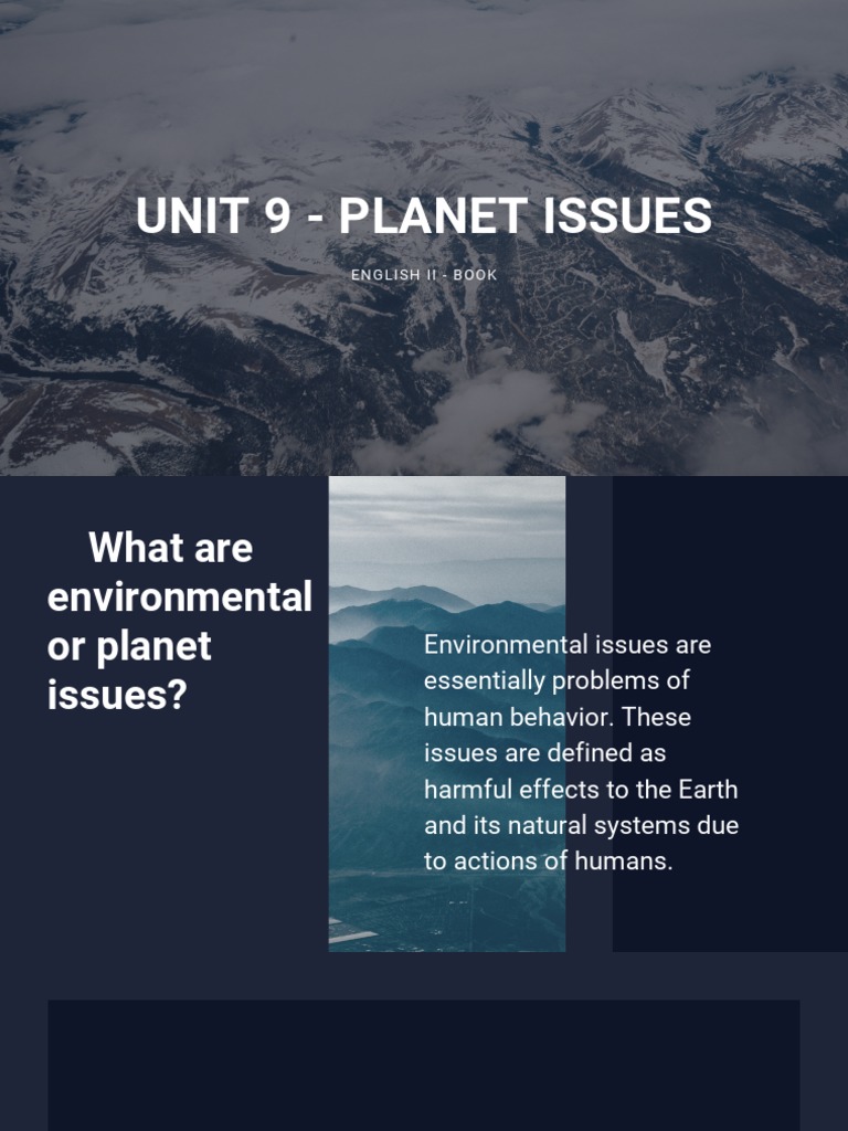 Environmental Issues Overview | PDF | Environmental Degradation ...