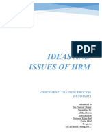 Ideas & Issues of HRM