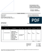 Sales Invoice: S/ N Item ID Description Item SKU Qty Unit Price Discount Total Price