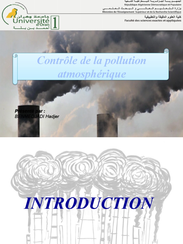 Contrôle de La Pollution Atmosphérique | PDF | Pollution de l'air | la ...