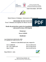 Etude de Protection Contre Les Inondations de Douar Lakram (Province D'el Hajeb) - Ikram LAHMIDI