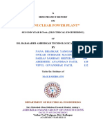 Nuclear Power Plant": A Mini Project Report ON