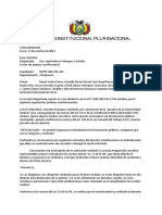 Voto Disidente Con La SCP 19342012 de 12 de Octubre