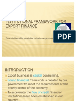 Institutional Framework For Export Finance