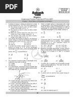 Physics: Chapter - Dual Nature of Radiation and Matter Chapterwise Practise Problems (CPP) For NEET