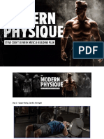 Steve Cook Modern Physique Workout Plans