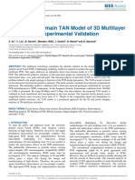 Direct Time-Domain TAN Model of 3D Multilayer Hybrid PCB: Experimental Validation