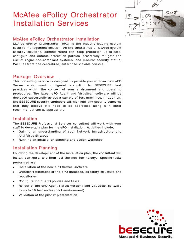 McAfee_ePO_Installation_Services_Datasheet PDF Information Security