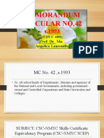 Memorandum No.42 s.1993 Final