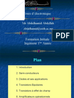 Plan Et Introduction À L'électronique