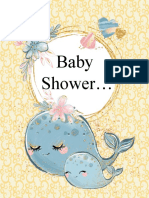 Libro Baby Shower Ballena