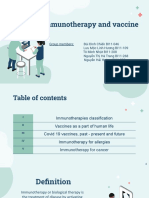 Group 5 - Immunotherapy and Vaccine