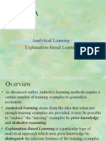 Module 5A: Analytical Learning / Explanation-Based Learning