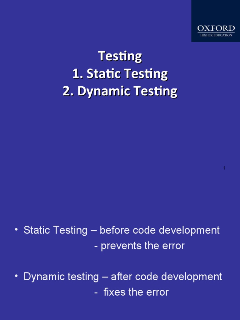 Comprehensive Guide to Dynamic Testing Techniques | PDF | Software ...