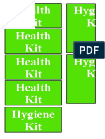 Health Kit Health Kit Health Kit Health Kit Hygiene Kit Hygiene Kit Hygiene Kit