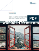 Words Into Action: Local Disaster Risk Reduction and Resilience Strategies