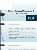 Rencana Operasional & Sistem Audit