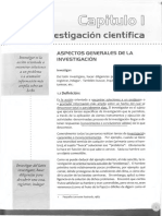 Cap I La Investigación Cientifica