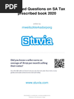 Stuvia 701062 Advanced Questions On Sa Tax Prescribed Book 2020