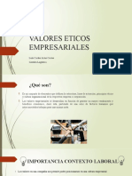 Valores Eticos Empresariales