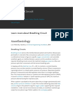 Breathing Circuit: Anesthesiology