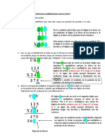 Cómo Hacer Multiplicaciones Con Dos Cifras