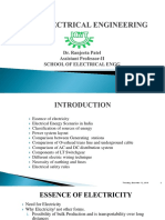 Introduction To Electrical Energy (Module-I) PDF