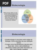 Slide Biotecnologia