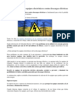 Formas de Proteger Equipos Electrónicos Contra Descargas Eléctricas