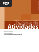 Caderno de atividades (CURSOS:Competências Básicas)