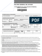 Declaración patrimonial jurada funcionario