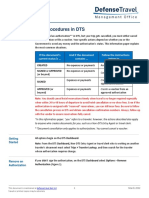 Trip Cancellation Procedures in DTS