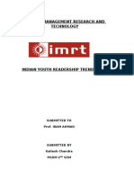 Institute of Management Research and Technology: Submitted To Prof. Iram Ahmad