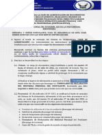 Señorita Y Señor Postulante, para El Desarrollo de Esta Fase Deben Cumplir Con Las Siguientes Instrucciones