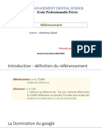 Cours Du Referencement 22-01-2022