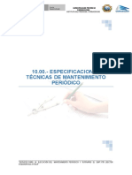 10.00 Especificaciones Técnicas Mantenimiento Periódico 100% Listo